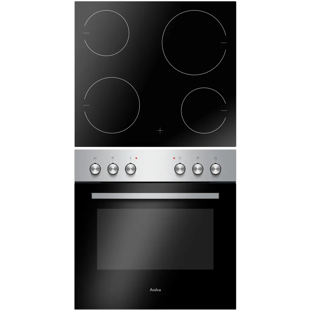 Amica EHC 20 Ex Herd-Set Rahmenlos Knebelsteuerung 62L Steam Clean EEK: A 3 Amica EHC 20 Ex Herd-Set Rahmenlos Knebelsteuerung 62L Steam Clean EEK: A