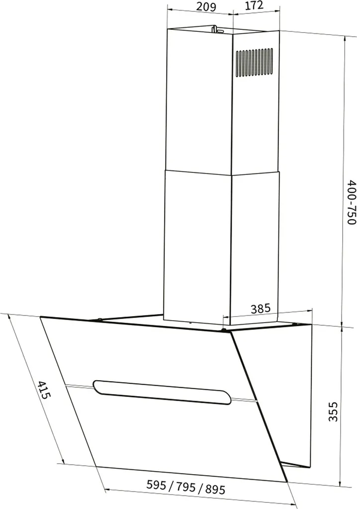 Dunstabzugshaube 90cm ECCO909W 11 Dunstabzugshaube 90cm ECCO909W - Image 9