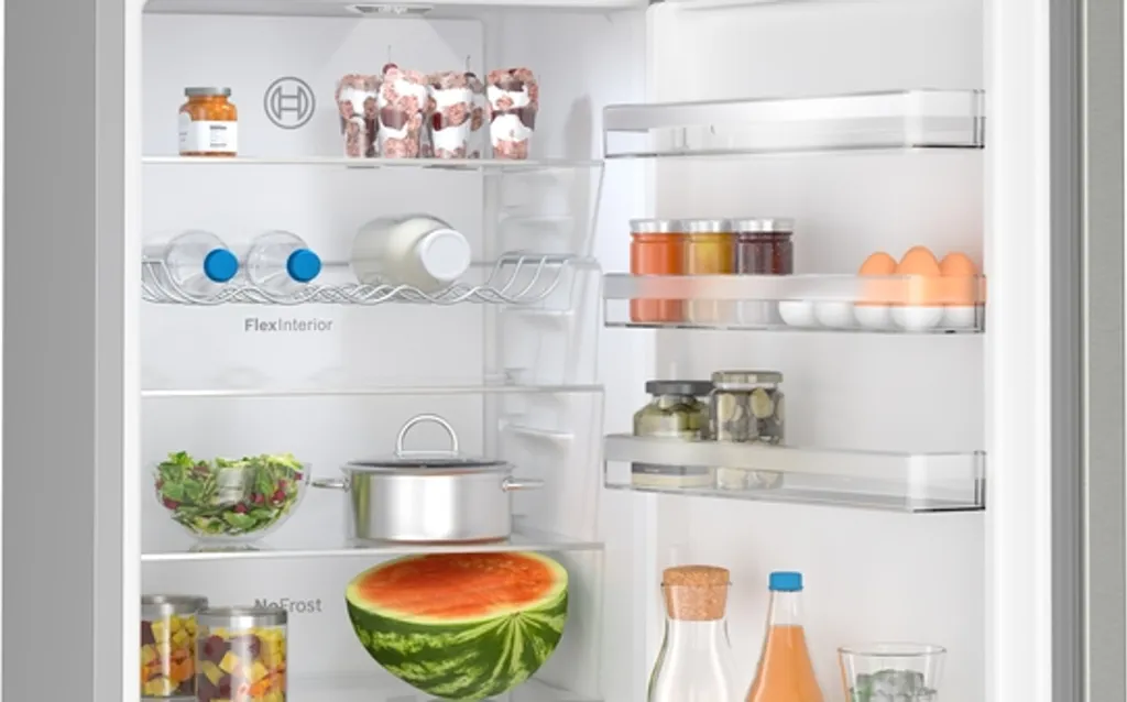 Bosch Serie | 4 Freistehende Kühl-Gefrier-Kombination Mit NoFrost 203 X 60 Cm Edelstahl (mit Antifingerprint) KGN39VIBT 6 Bosch Serie | 4 Freistehende Kühl-Gefrier-Kombination Mit NoFrost 203 X 60 Cm Edelstahl (mit Antifingerprint) KGN39VIBT - Image 4