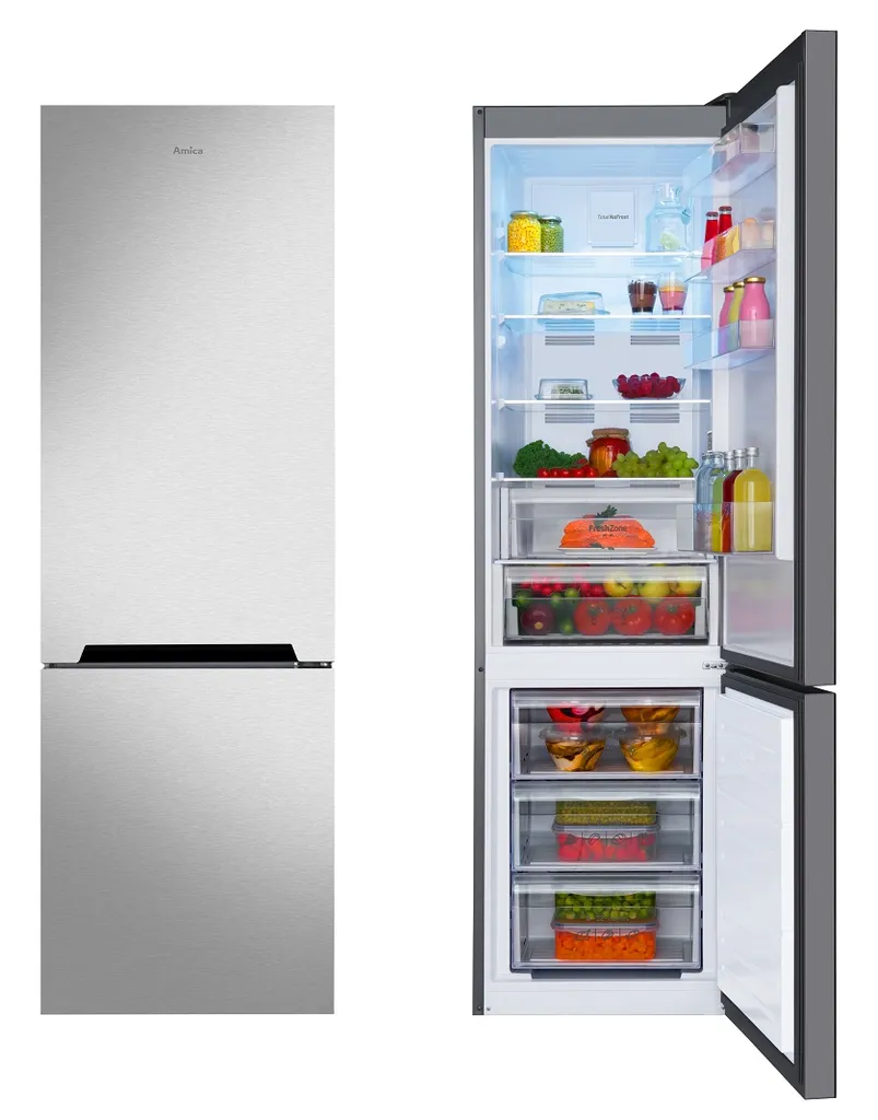 Amica KGCN 389 120 E Kühl-Gefrier-Kombination 366 L NoFrost Ökofunktion 3 Amica KGCN 389 120 E Kühl-Gefrier-Kombination 366 L NoFrost Ökofunktion