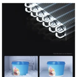 CHiQ FBM260L Freistehende Kühl-/Gefrierkombi, 2 Türen, Metalldekor, 187 L Nutzinhalt Kühlteil, 75 L Nutzinhalt Gefrierteil, 54 Cm Breite, 215 KWh/Jahr, 39 DB Geräuschemissionen -Angebote Herd Liebe Store a3b5cca3431466e280b17bf2b39e53cf