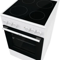 Gorenje GEC5A 21 WG Elektro-Standherd - Freistehend - Weiß - Glaskeramik-Kochfeld - 74 Liter - PerfectGrill - Pizzamodus 300°C - AquaClean -Angebote Herd Liebe Store a41ecf1dac7b6e8bc6f9bfee67ce8556