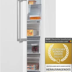 Exquisit Gefrierschrank GS295-NF-H-040E Weiss | 274 L Nutzinhalt | Weiß