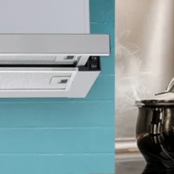 VIESTA VDE6065SR Dunstabzugshaube 60cm - Edelstahl Einbau Flachschirmhaube Mit Fettfiltern - Ausziehbar - Abluft- & Umluftfunktion - Dunstabzug Mit Silberner Edelstahlblende - Energieklasse B -Angebote Herd Liebe Store a58d2678c8cdc3b09d3d66e3aad8fe92