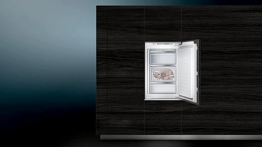 Siemens GI21VAFE0 IQ500 Einbau-Gefrierschrank / E / 176 KWh/Jahr / 96 L / LowFrost / Big Box / LED-Innenbeleuchtung / Flachscharnier 5 Siemens GI21VAFE0 IQ500 Einbau-Gefrierschrank / E / 176 KWh/Jahr / 96 L / LowFrost / Big Box / LED-Innenbeleuchtung / Flachscharnier - Image 3