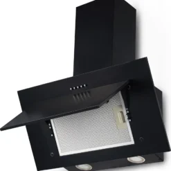 PKM Dunstabzugshaube Schräghaube Wandesse Kopffreihaube S13-60BBPY Schwarz 60cm -Angebote Herd Liebe Store a8a237360304168dcc933316af5b3236