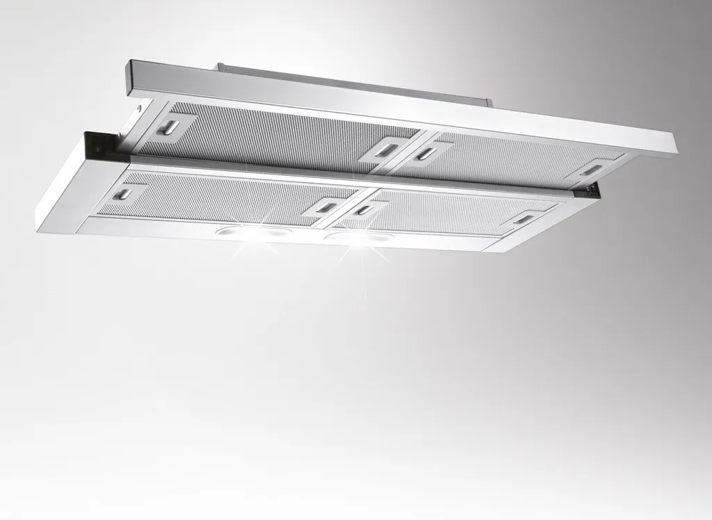 Silverline CRF 900 E / Crystal Flachschirmhaube / 90 Cm Breite/ 580m3/h , Flachschirmhaube, 3 Silverline CRF 900 E / Crystal Flachschirmhaube / 90 Cm Breite/ 580m3/h , Flachschirmhaube,