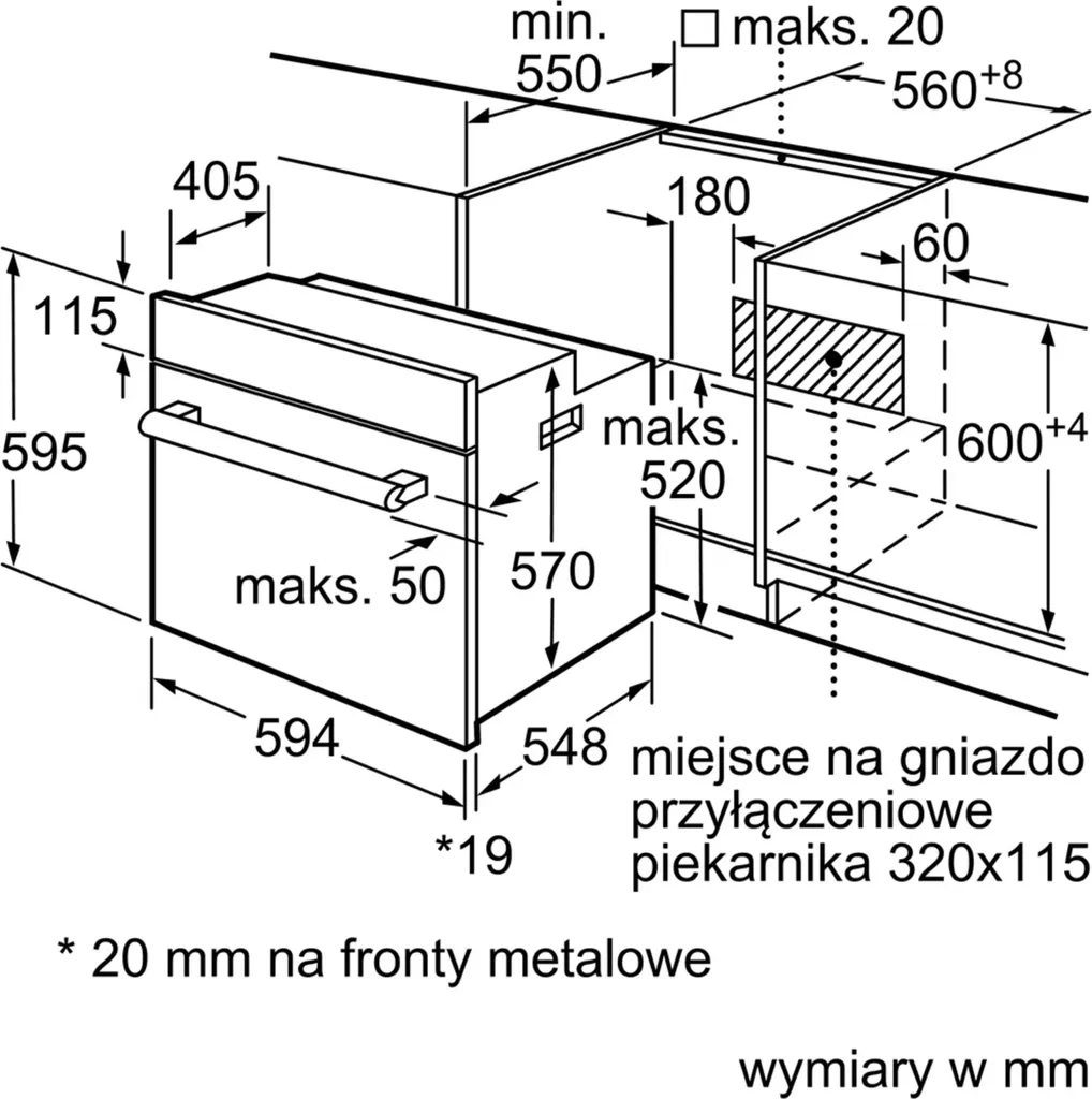HERDSET Bosch Backofen 2-fach Teleskopauszug Mit Gaskochfeld - Autark, 60 Cm NEU 7 HERDSET Bosch Backofen 2-fach Teleskopauszug Mit Gaskochfeld - Autark, 60 Cm NEU - Image 5
