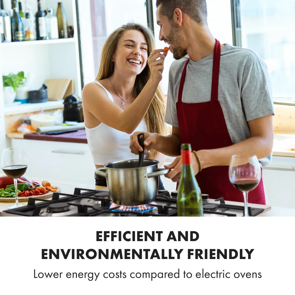 Klarstein Gasherd Kochfeld Einbau-Gaskochfeld - Sabaf-Brenner - Gaskochfeld Für Propan/Erdgas - Einbau Gasherd Glaskeramik 5-Flammig - Silber Einbau Gas Kochfeld Gasherd 5 Platten Kochfelder Herdplatte Kochplatte Einbaukochfeld 4 Klarstein Gasherd Kochfeld Einbau-Gaskochfeld - Sabaf-Brenner - Gaskochfeld Für Propan/Erdgas - Einbau Gasherd Glaskeramik 5-Flammig - Silber Einbau Gas Kochfeld Gasherd 5 Platten Kochfelder Herdplatte Kochplatte Einbaukochfeld - Image 2