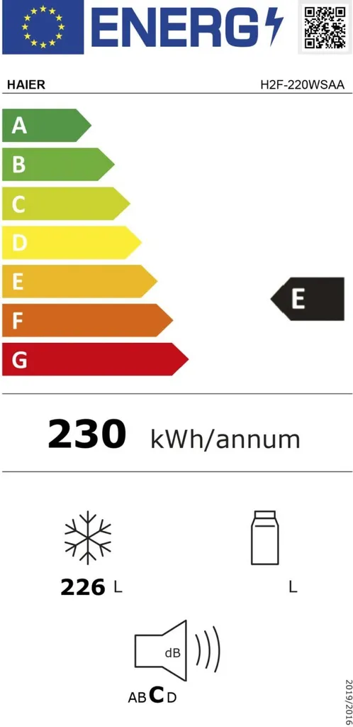 Haier H2F-220WSAA Gefrierschrank 8 Haier H2F-220WSAA Gefrierschrank - Image 6