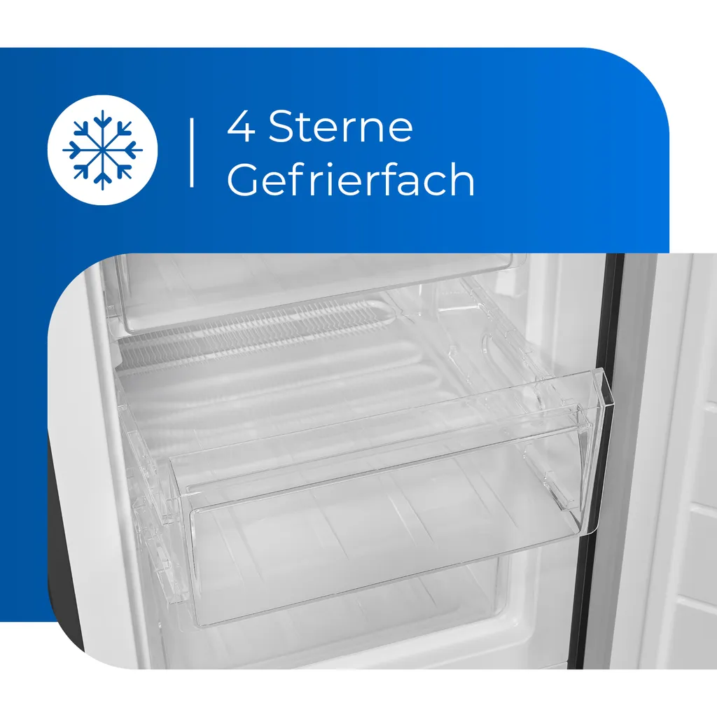 Exquisit Kühl-Gefrierkombi KGC265-70-WS-040D Inoxlook-az | 260 L Nutzinhalt 7 Exquisit Kühl-Gefrierkombi KGC265-70-WS-040D Inoxlook-az | 260 L Nutzinhalt - Image 5