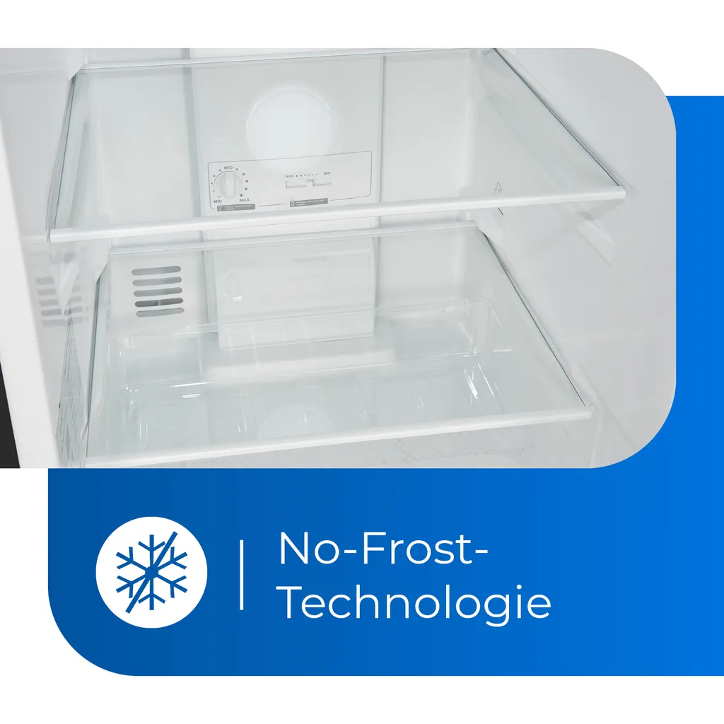 Exquisit Kühl-Gefrierkombination KGC195-65-NF-330F Inoxlook-az | 193 L Nutzinhalt | Inoxlook-az 5 Exquisit Kühl-Gefrierkombination KGC195-65-NF-330F Inoxlook-az | 193 L Nutzinhalt | Inoxlook-az - Image 3