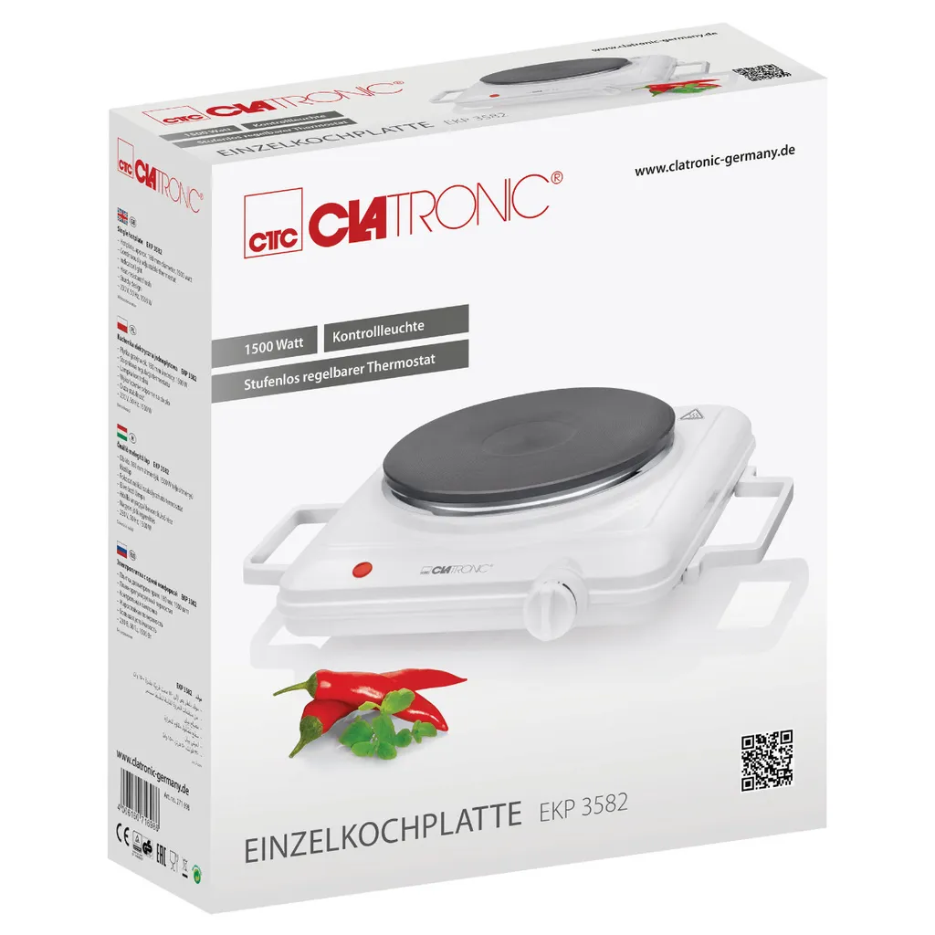 Clatronic Einzelkochplatte EKP 3582 4 Clatronic Einzelkochplatte EKP 3582 - Image 2