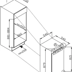 Amica EVKS 16182, Vollraum-Kühlschrank, 880 Mm Nische, Festtür-Technik, 13 Amica EVKS 16182, Vollraum-Kühlschrank, 880 Mm Nische, Festtür-Technik, -Angebote Herd Liebe Store b0060bccbefc383d2323618946765687