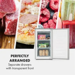 Klarstein Gefrierschrank Tiefkühlschrank Leise - Freezer - 3 Ebenen - Freistehend - Inkl. Eiswürfelform Und Eiskratzer - 75 Liter - Silber Tiefkühlschrank Freistehend Gefriertruhe Gefrierschrank Groß Kühltruhe Gefriergeräte 11 Klarstein Gefrierschrank Tiefkühlschrank Leise - Freezer - 3 Ebenen - Freistehend - Inkl. Eiswürfelform Und Eiskratzer - 75 Liter - Silber Tiefkühlschrank Freistehend Gefriertruhe Gefrierschrank Groß Kühltruhe Gefriergeräte -Angebote Herd Liebe Store b01156d49138b63f13327e64f6e860f1