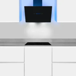 Exquisit Dunstabzugshaube KFD617-2L Schwarz | Metallfettfilter | Touch-Control -Angebote Herd Liebe Store b03b9156df64e293d1fdfe2f4e02a671