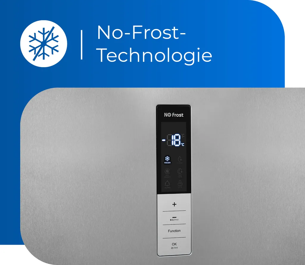 Exquisit Gefrierschrank GS380-NF-H-050E Inoxlook | 380 L Nutzinhalt | Edelstahloptik 5 Exquisit Gefrierschrank GS380-NF-H-050E Inoxlook | 380 L Nutzinhalt | Edelstahloptik - Image 3