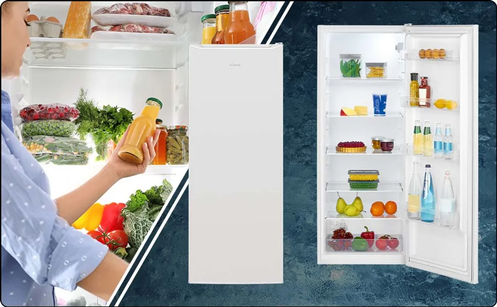 Bomann VS 7339 Vollraumkühlschrank, 242 Liter Nutzinhalt, Temperaturbereich: 0°C +8°C, Türanschlag Rechts, Wechselbar, Weiß 9 Bomann VS 7339 Vollraumkühlschrank, 242 Liter Nutzinhalt, Temperaturbereich: 0°C +8°C, Türanschlag Rechts, Wechselbar, Weiß - Image 7