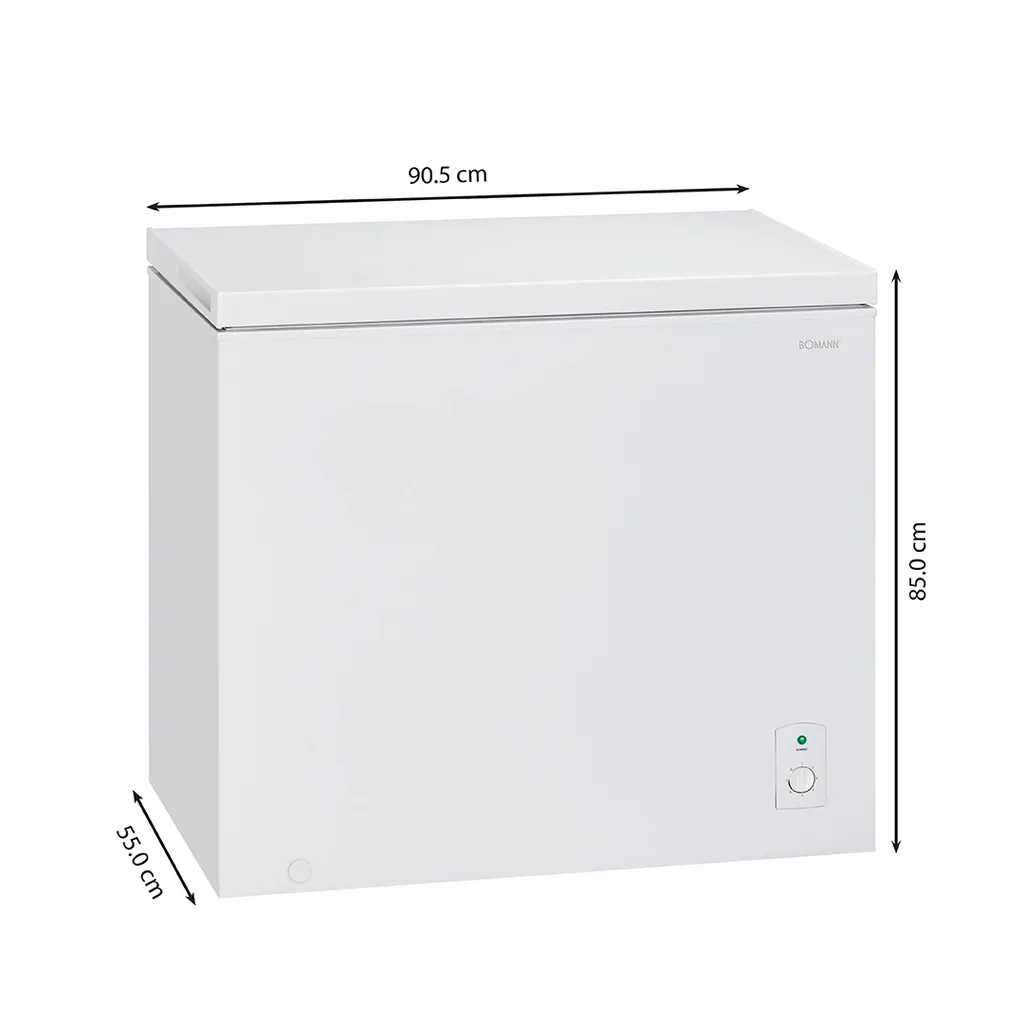 Bomann GT 7338 Gefriertruhe, 202 Liter Nutzinhalt, Gefrierkorb (ca. 36.0 X 17.0 Cm), Herausnehmbar, Temperaturbereich: ≤ -18°C, Weiß 5 Bomann GT 7338 Gefriertruhe, 202 Liter Nutzinhalt, Gefrierkorb (ca. 36.0 X 17.0 Cm), Herausnehmbar, Temperaturbereich: ≤ -18°C, Weiß - Image 3