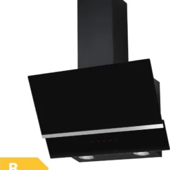 Amica KHF 664 610 S, Kaminhaube, Stripe X, 60 Cm, Schwarzer Glasschirm, Edelstahlstreifen, Max. Gebläseleistung 615 M³h, Energieeffizienzklasse B -Angebote Herd Liebe Store b35eedd909695359d803c46a81408ad2