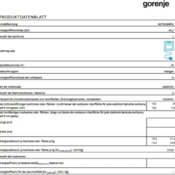 Gorenje GEIT5C 60 BPG Elektro-Standherd Mit Induktionskochfeld - 50 Cm - 70 Liter - Kindersicherung - Schnellaufheizung - AirFry - Pizzamodus 300°C - Teleskopauszüge - AquaClean - BridgeZone - Schwarz -Angebote Herd Liebe Store b37cfced0262d7cecea54c86529c4867