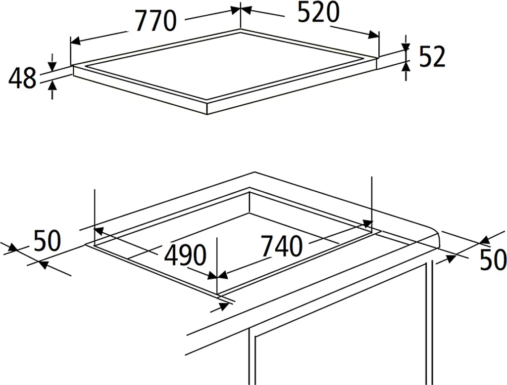 PKM Glaskeramik-Kochfeld Ceranfeld Mit Edelstahlrahmen EB-C5-3KBTC Touch Control 77cm 8 PKM Glaskeramik-Kochfeld Ceranfeld Mit Edelstahlrahmen EB-C5-3KBTC Touch Control 77cm - Image 6