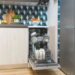 Candy CDPH 2L949W Freistehender Geschirrspüler, Weiß, 44,8 Cm Breite, 9 Maßgedecke, 4 Temperatureinstellungen, 5 Programme, , 9 Liter/Programm, 75 KWh/100 Zyklen, 49 DB, Startzeitvorwahl -Angebote Herd Liebe Store b52b6492c656080e7186a2e6ef313b47