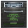 Siemens Geschirrspüler SN615X03EE - Vollintegrierbar, 60cm, Extrem Leise Nur 46 DB -Angebote Herd Liebe Store b5580fff0c9fe4436564413f695087d4