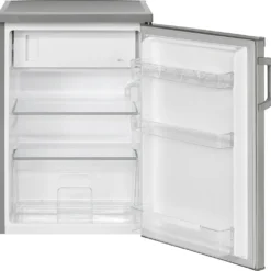 Bomann® Kühlschrank Mit Gefrierfach, Getränkekühlschrank Mit 120L Nutzinhalt Und 2 Glasablagen, Türanschlag Wechselbar, Kleiner Kühlschrank Mit Stufenloser Temperaturregelung - KS 2194.1 Inox -Angebote Herd Liebe Store b55ce4aacd5775b17a13565f7e0454f0