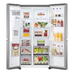 LG Kühl-Gefrierkombination 635L French Door NatureFRESH Edelstahl GSLV70PZTF -Angebote Herd Liebe Store b56644840466974ca66c5584f53e46c4