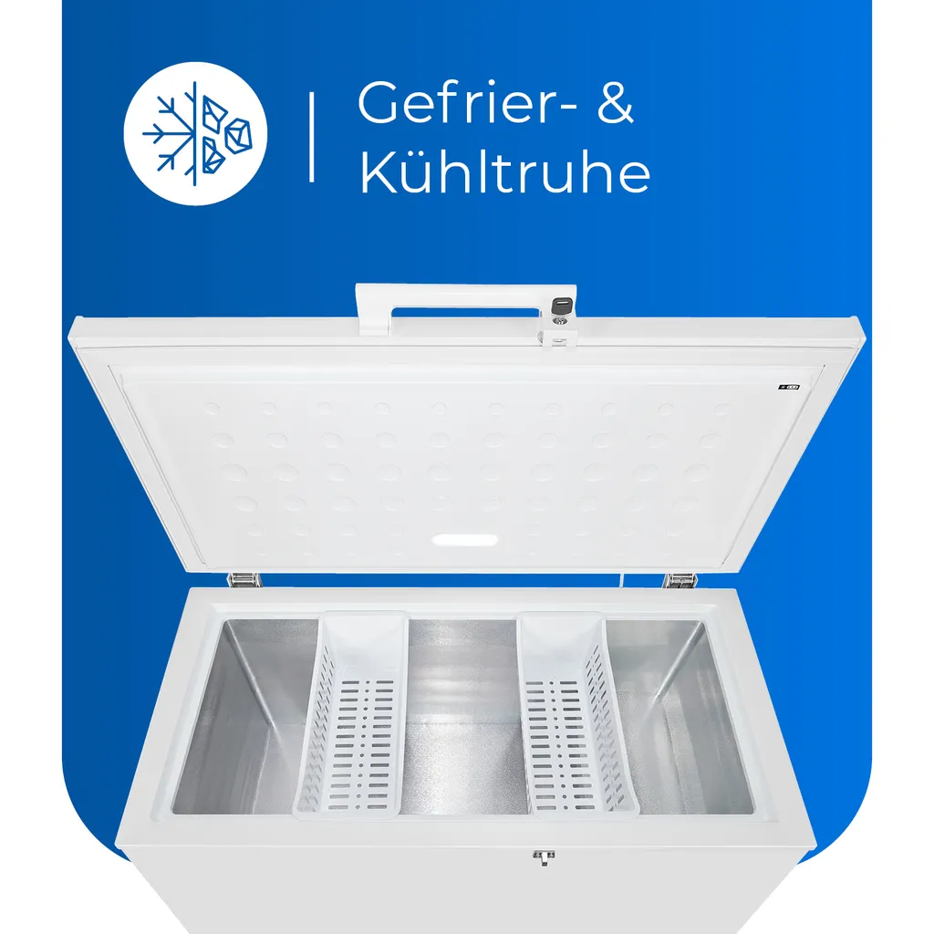 Exquisit Gefriertruhe GT400-HE-040E Weiss | 371 L Nutzinhalt | Weiß 6 Exquisit Gefriertruhe GT400-HE-040E Weiss | 371 L Nutzinhalt | Weiß - Image 4