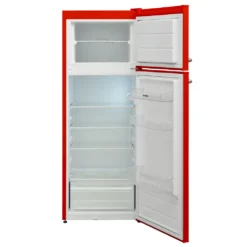 Telefunken KTFK212ER2 Retro Kühl-Gefrier-Kombination / 171 L Kühlschrank / 42 L Gefrierschrank / 177 KWh/Jahr / Retro Look / Temperaturregelung / Abtauautomatik / Rot -Angebote Herd Liebe Store b7e32762680d05e26596d49bc2dd15ff