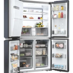 Haier - HCR7918EIMB - Multi-Door - Black Inox - NoFrost - Festwasseranschluß -Angebote Herd Liebe Store b7e3be371923475a11d773e4280207b4
