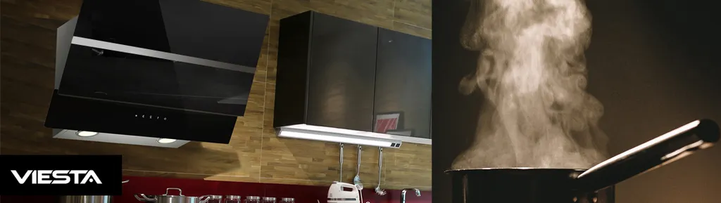 Kopffreie Dunstabzugshaube 230W 60cm VIESTA DH600XA Inkl. Aktivkohlefilter Für Abluft & Umluft, Edelstahl-Schwarzglas Kopffreihaube Wandhaube Mit Touch Control, LED 12 Kopffreie Dunstabzugshaube 230W 60cm VIESTA DH600XA Inkl. Aktivkohlefilter Für Abluft & Umluft, Edelstahl-Schwarzglas Kopffreihaube Wandhaube Mit Touch Control, LED - Image 10