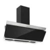Klarstein Alessia Dunstabzugshaube , 90 Cm , EEK B , 350 M³/h , Push Control , LED-Beleuchtung , Abluft Oder Umluft , Kopffreihaube , Wandhaube , Edelstahl-Glas-Mix , Schwarz -Angebote Herd Liebe Store b9cab8bef02b6bd825739dbc56a1a338