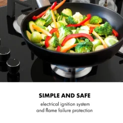 Klarstein Trifecta 4 Gaskochfeld ,4-flammig ,autark ,60 Cm ,Einbau ,Triangle-Brenner ,Erdgas/Propangas ,Sicherheitsventile ,automatische Abschaltung ,Gusseisen ,Glaskeramik Ø 6 Mm ,schwarz -Angebote Herd Liebe Store b9d192ff87742cef3556c24da0522226