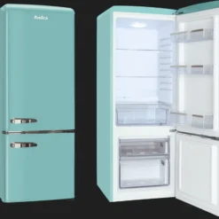 Amica KGCR 384 150 T Kühl-/Gefrierkombination Retro LED-Innenbeleuchtung -Angebote Herd Liebe Store b9e04de09a4a8a030601454e991122a1