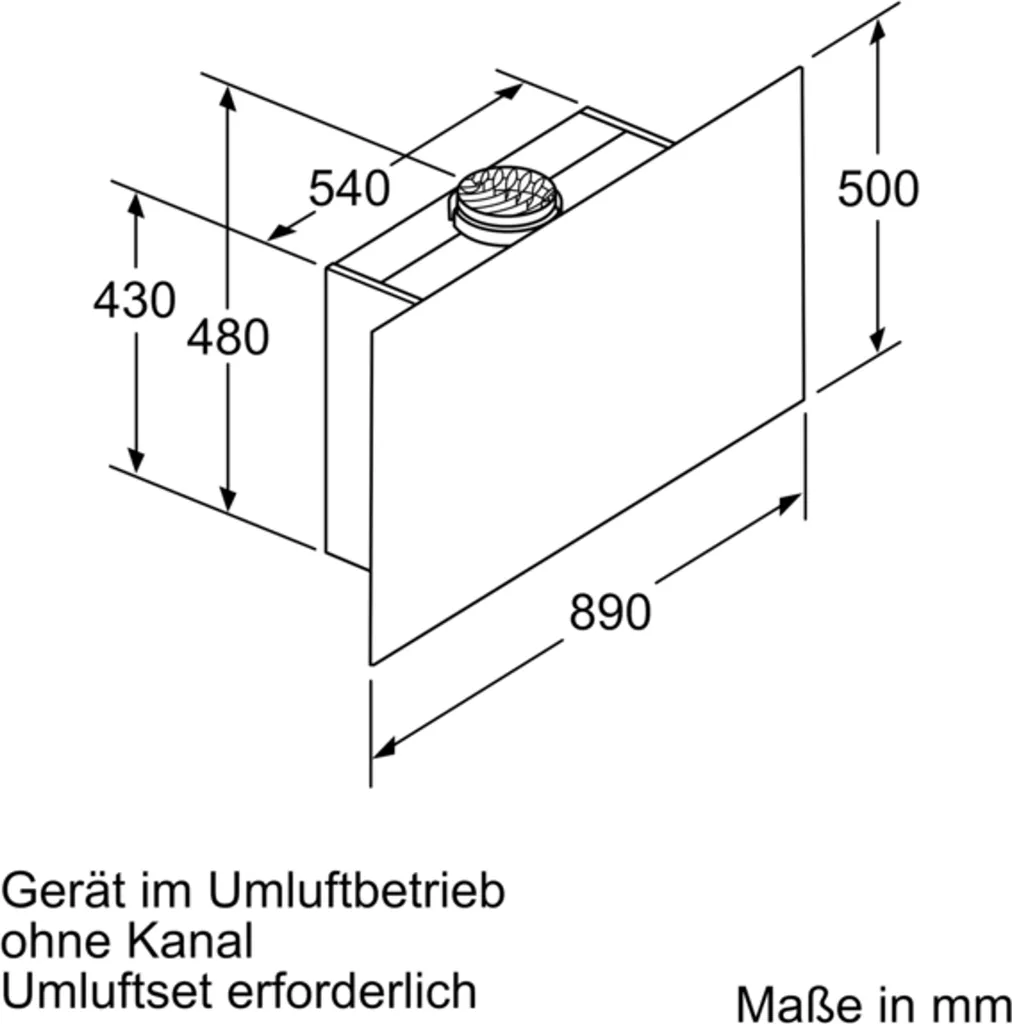 Siemens IQ500 LC97FLP60 Kopffreihauben - Schwarz 9 Siemens IQ500 LC97FLP60 Kopffreihauben - Schwarz - Image 7