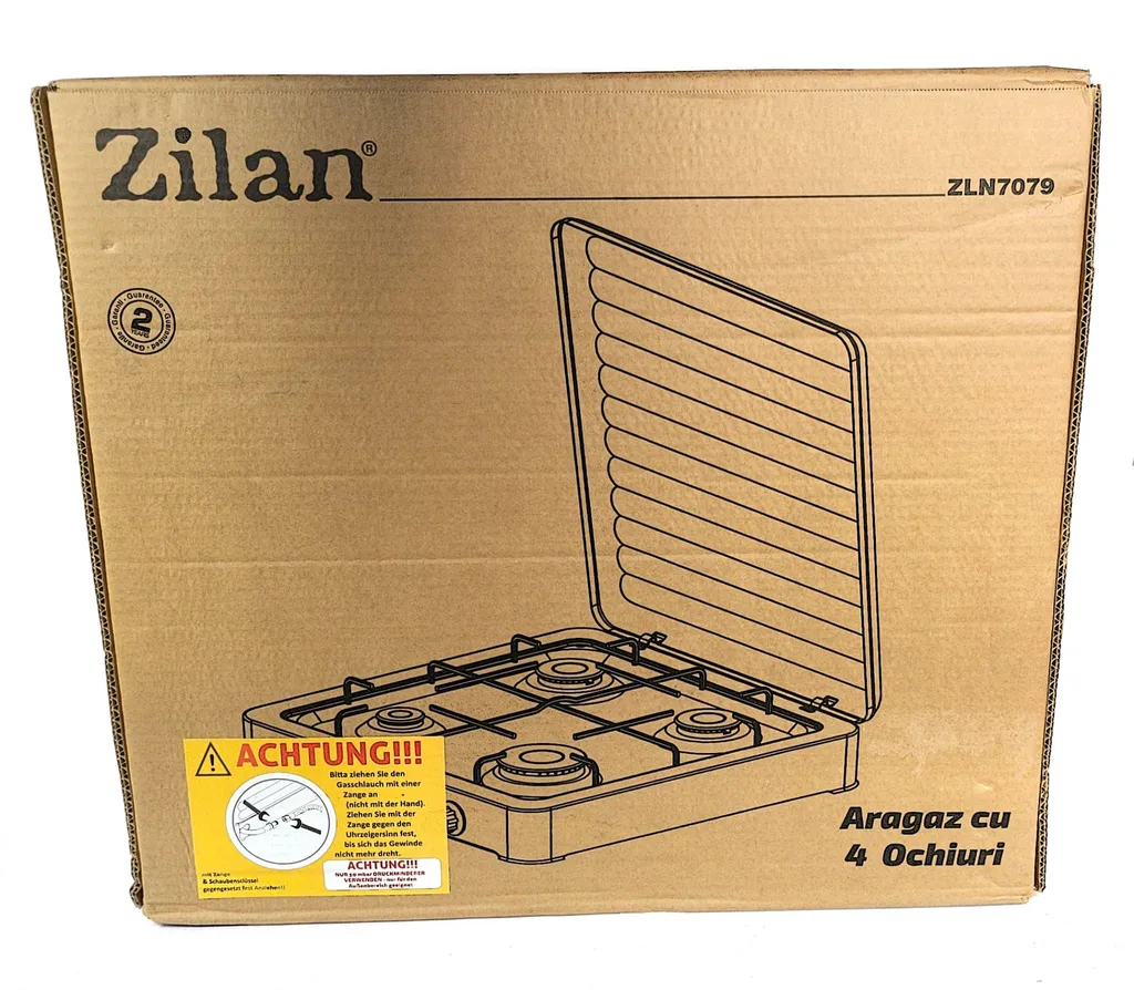 Zilan Gaskocher 4 Flammig | Campingkocher | Kochfeld | Gasherd | Schwarz 6 Zilan Gaskocher 4 Flammig | Campingkocher | Kochfeld | Gasherd | Schwarz - Image 4