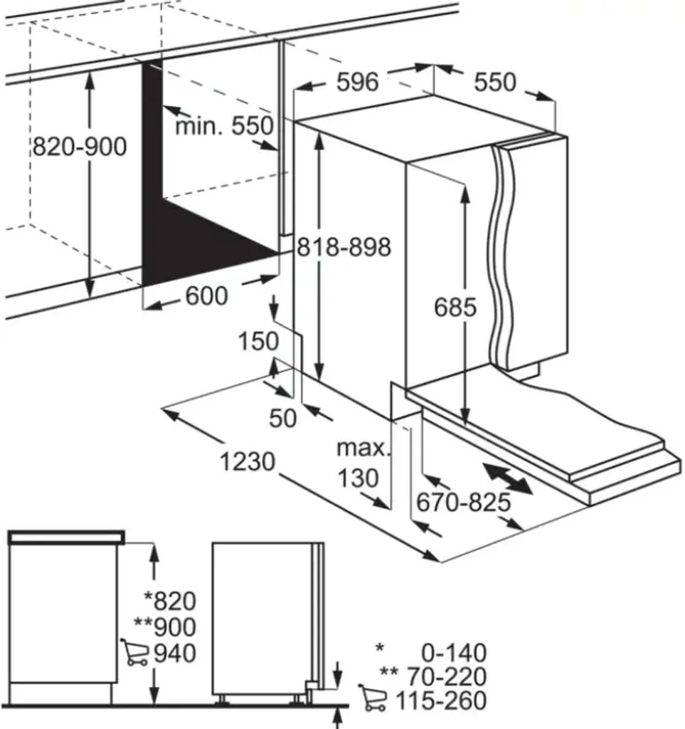 AEG - FSK83837P - Vollintegrierbarer Geschirrspüler - ComfortLift - 60 Cm 7 AEG - FSK83837P - Vollintegrierbarer Geschirrspüler - ComfortLift - 60 Cm - Image 5