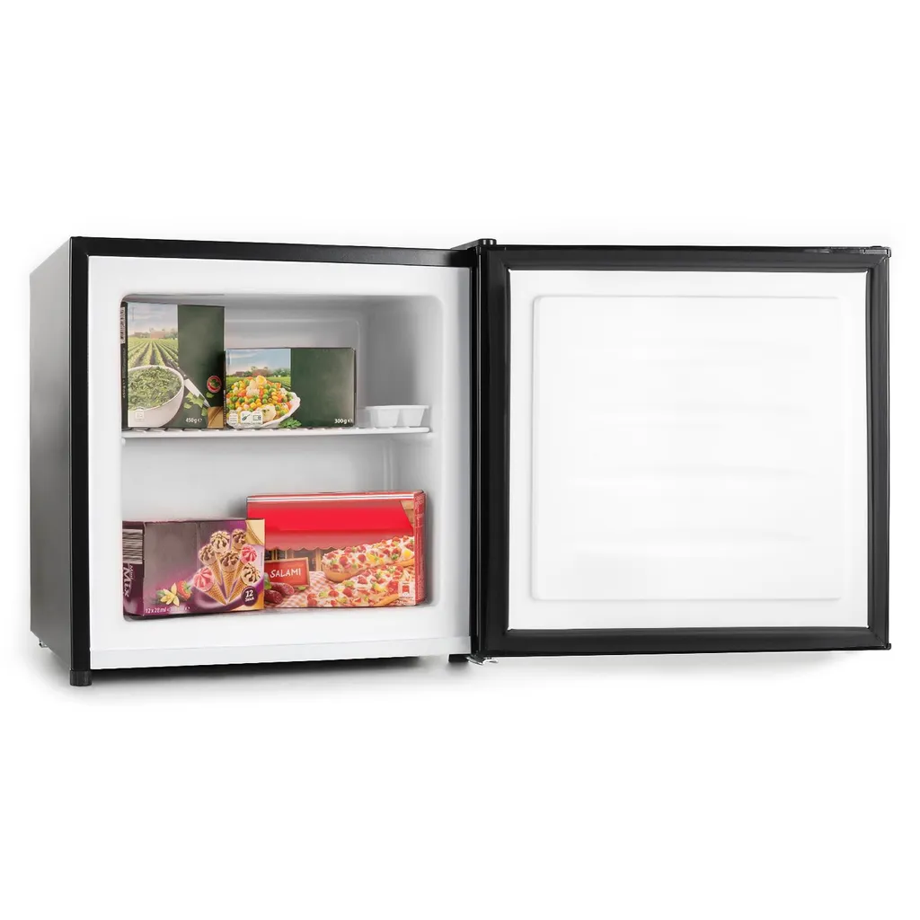 Klarstein Garfield 4-Sterne Mini-Gefrierschrank Gefrierwürfel (freistehend, Edelstahl-Front, 65 Watt Sparsam, 35 Liter Gefrierraum, 2 Ebenen, Zwischen -18 Und -24° Temperatur) 6 Klarstein Garfield 4-Sterne Mini-Gefrierschrank Gefrierwürfel (freistehend, Edelstahl-Front, 65 Watt Sparsam, 35 Liter Gefrierraum, 2 Ebenen, Zwischen -18 Und -24° Temperatur) - Image 4