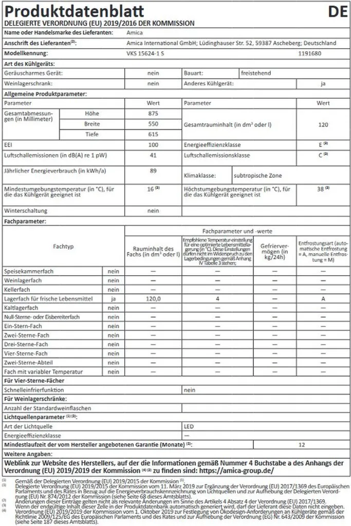 Amica - VKS 15624-1 S - Kühlschrank - Retro Design - Schwarz 6 Amica - VKS 15624-1 S - Kühlschrank - Retro Design - Schwarz - Image 4