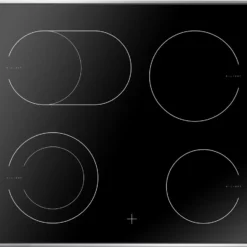 Angebote Herd Liebe Store 30 AMICA EC 742 100 E Glaskeramik Kochfeld / Edelstahlrahmen / 60 Cm / 4 Zonen