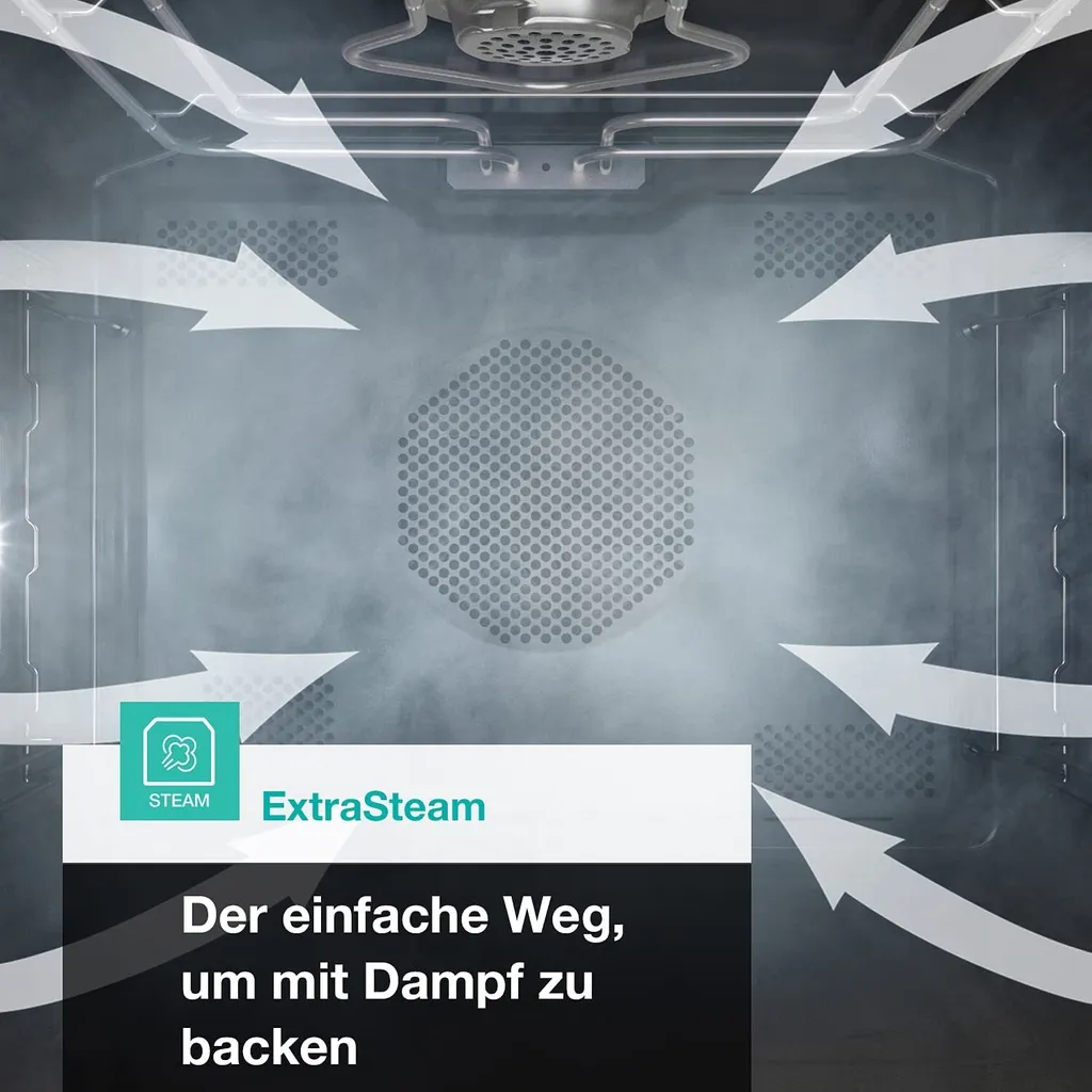 Gorenje Black Set 4 Einbauherd-Set Mit Glaskeramik-Kochfeld Mit Edelstahlrahmen, Heißluft - 77L XXL Volumen - ExtraSteam - GentleClose - EcoClean - AirFry - PizzaMode - PerfectGrill - Teleskopauszüge - Schwarz 13 Gorenje Black Set 4 Einbauherd-Set Mit Glaskeramik-Kochfeld Mit Edelstahlrahmen, Heißluft - 77L XXL Volumen - ExtraSteam - GentleClose - EcoClean - AirFry - PizzaMode - PerfectGrill - Teleskopauszüge - Schwarz - Image 11