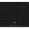 BOSCH PXE631FC1E - Induktionskochfeld - 4 Zonen - 7400 B - B 51 X T 52,2 Cm - Glasbeschichtung - Schwarz
