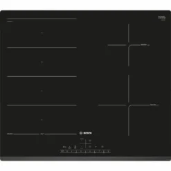 BOSCH PXE631FC1E - Induktionskochfeld - 4 Zonen - 7400 B - B 51 X T 52,2 Cm - Glasbeschichtung - Schwarz