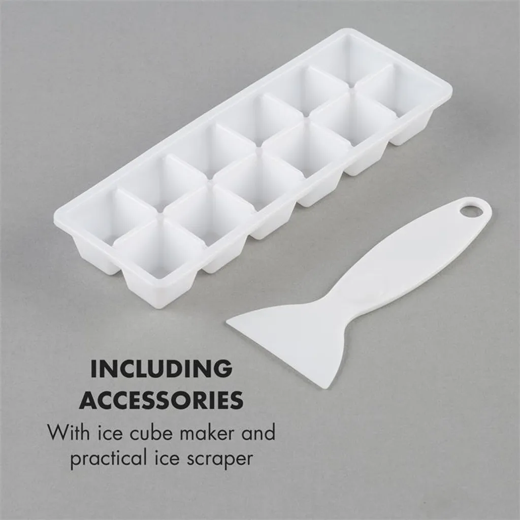 Klarstein Gefrierschrank Tiefkühlschrank Leise - Freezer - 3 Ebenen - Freistehend - Inkl. Eiswürfelform Und Eiskratzer - 75 Liter - Silber Tiefkühlschrank Freistehend Gefriertruhe Gefrierschrank Groß Kühltruhe Gefriergeräte 9 Klarstein Gefrierschrank Tiefkühlschrank Leise - Freezer - 3 Ebenen - Freistehend - Inkl. Eiswürfelform Und Eiskratzer - 75 Liter - Silber Tiefkühlschrank Freistehend Gefriertruhe Gefrierschrank Groß Kühltruhe Gefriergeräte - Image 7