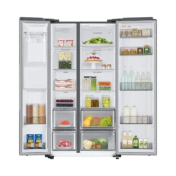 Samsung RS6EA8822S9/EG Amerikanischer Side-by-Side Mit Wasser- Und Eisspender - No Frost - Multi Airflow System - 634 Liter, Edelstahl-Optik -Angebote Herd Liebe Store c25e69a4c4dc7b862e69ba5cc6e47a4a