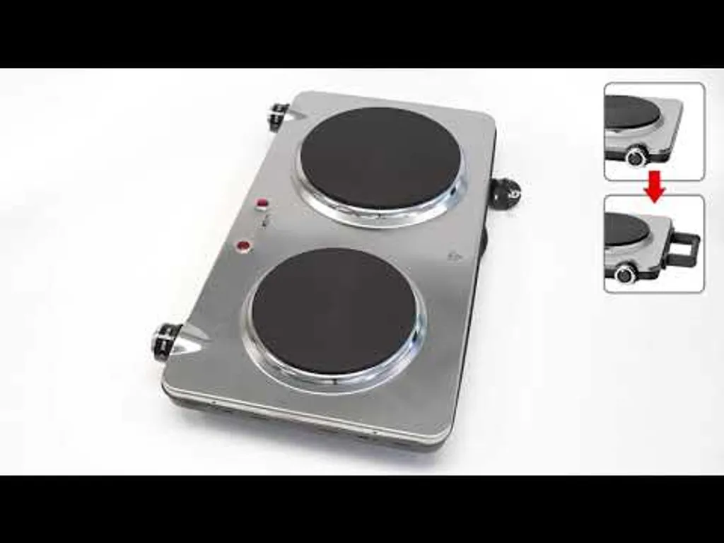 CLATRONIC Doppelkochplatte DKP 3668 Edelstahl Herdplatte Kochplatte 1000/1500W 9 CLATRONIC Doppelkochplatte DKP 3668 Edelstahl Herdplatte Kochplatte 1000/1500W - Image 7