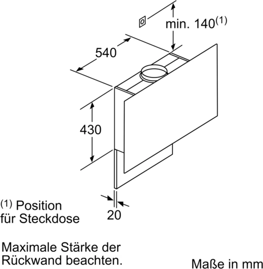 Siemens IQ500 LC97FLP60 Kopffreihauben - Schwarz 11 Siemens IQ500 LC97FLP60 Kopffreihauben - Schwarz - Image 9